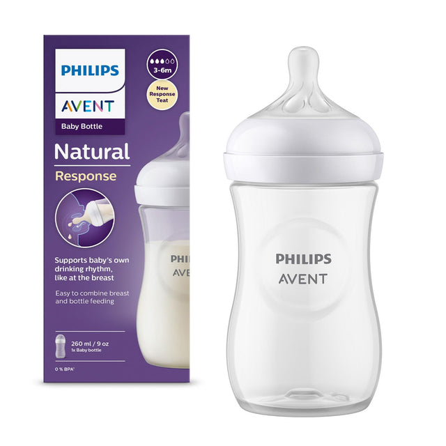 Philips Avent Natural Response Bottle 260ml, 3-6m