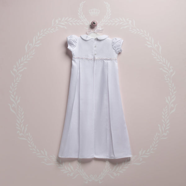 Blooms and Butterflies Baptism Dress - Pink 01