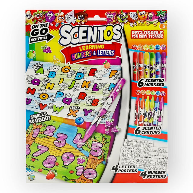 Scentos on the go learning numbers & letters