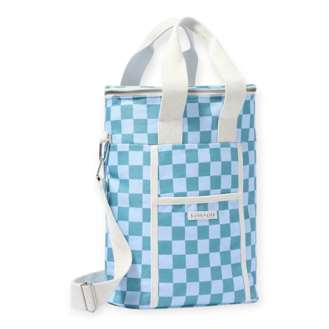 SUNNYLiFE Canvas Drinks Bag Jardin Ocean
