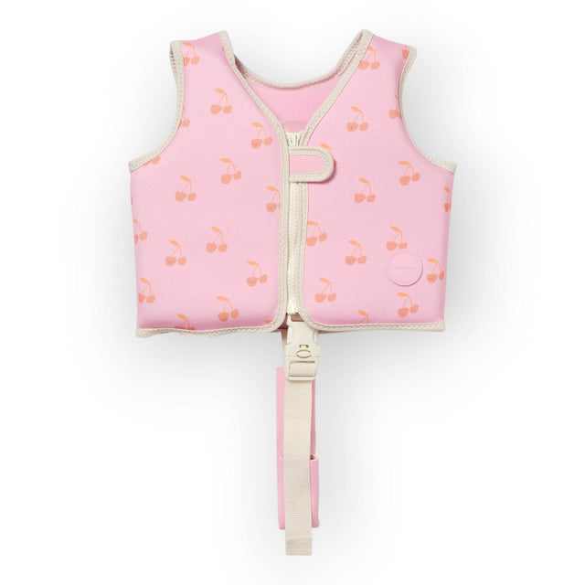 SUNNYLiFE Kids Swim Vest 3-6 Cotton Candy Cherry
