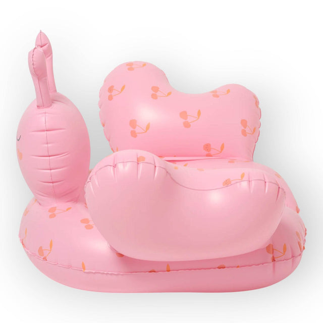 SUNNYLiFE Kids Tube Pool Ring Cotton Candy Cherry