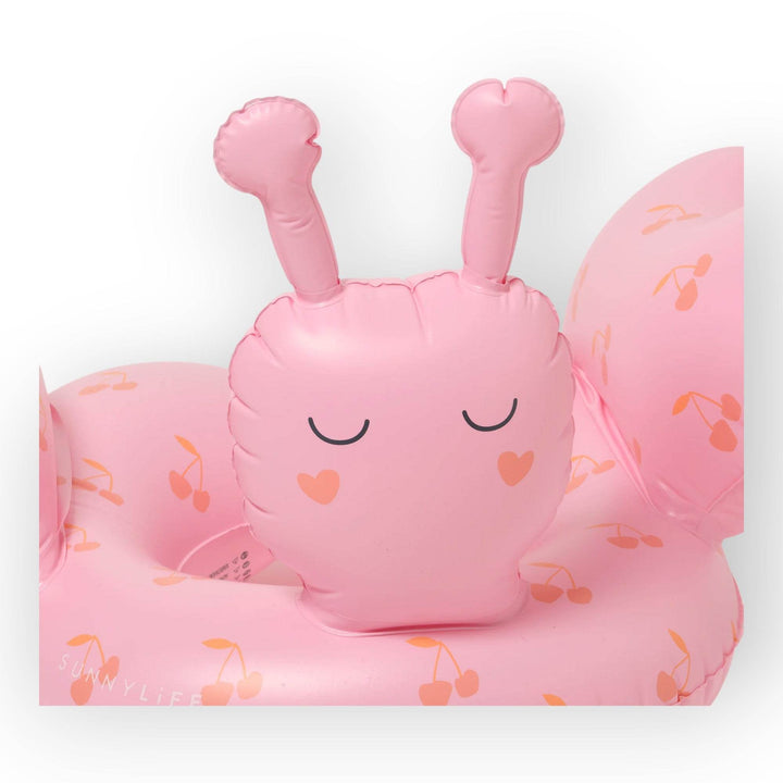 SUNNYLiFE Kids Tube Pool Ring Cotton Candy Cherry - BabyAmore