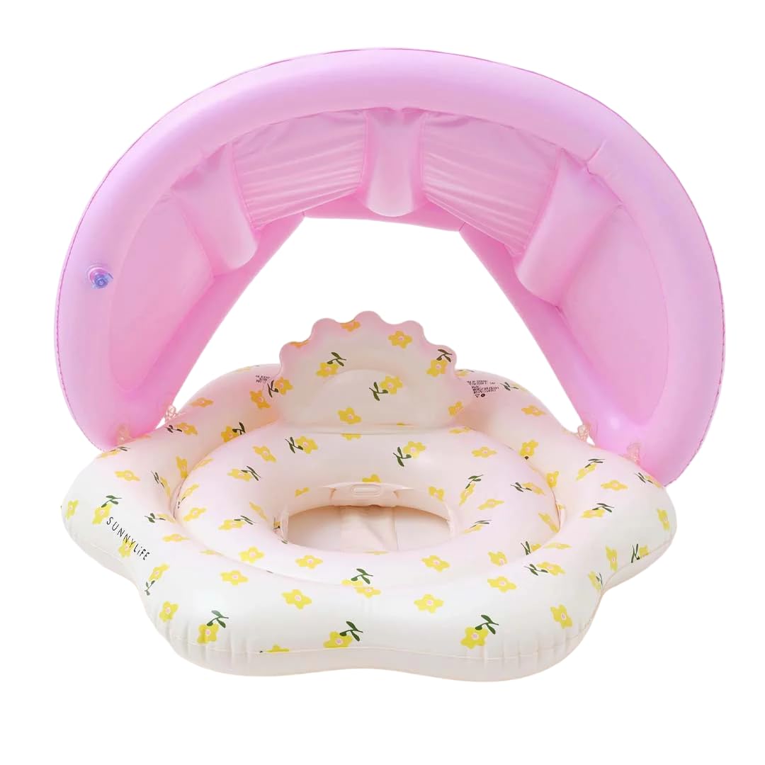 Faory Float SUNNYLiFE lilac color inflatable Baby Float with canopy Mima the Fairy ...