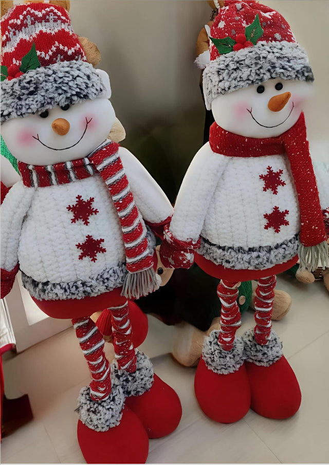 SWEN Alora, Pack Of 2 Cozy Plush Snowman Figures