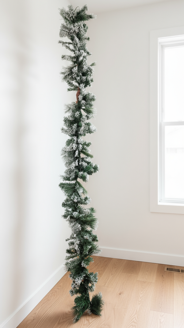 SWEN Evermere, The Luxury Flocked Pine Garland