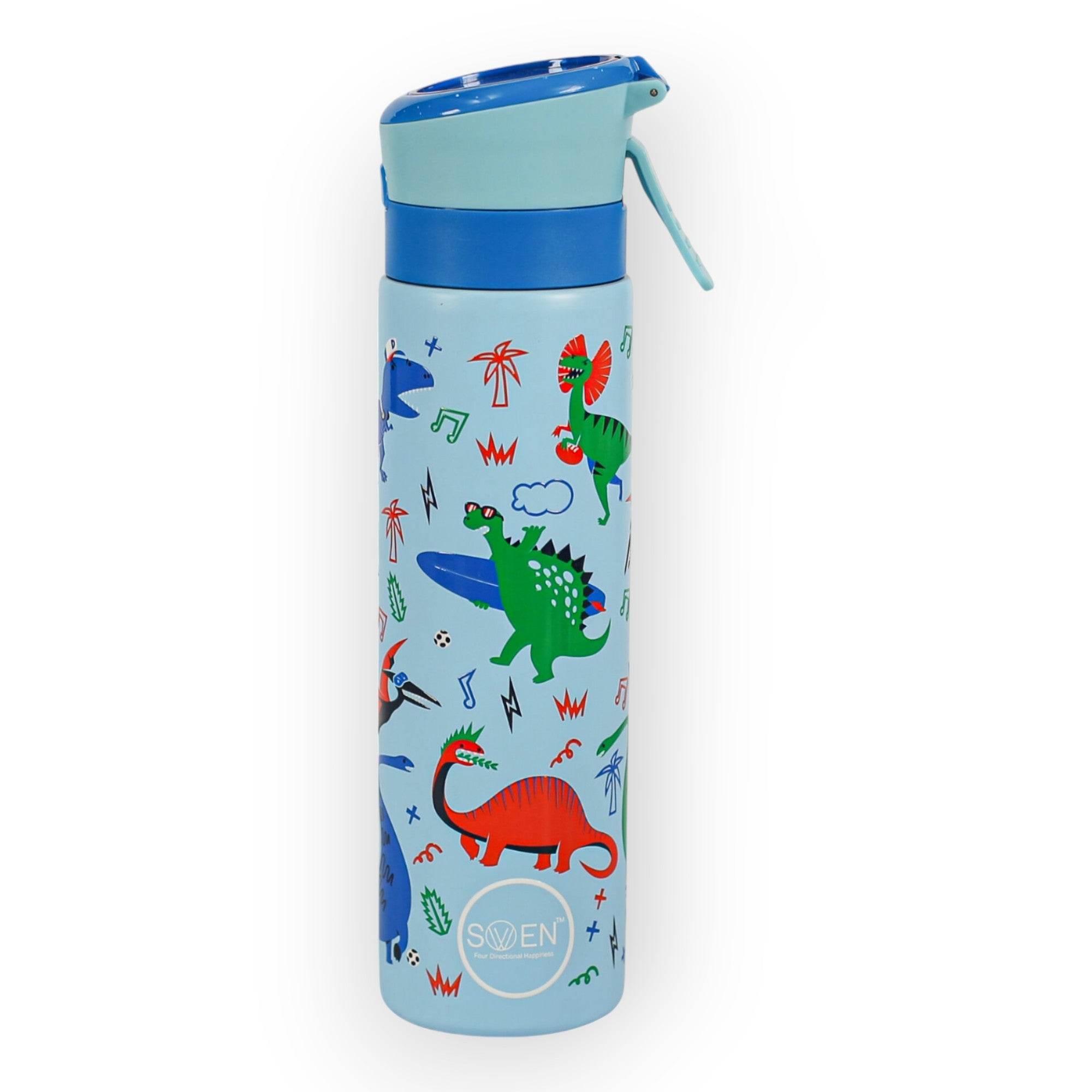 Swen Rl034 SWEN Insulated stainless steel dinosaur theme mist bottle, blue color ...