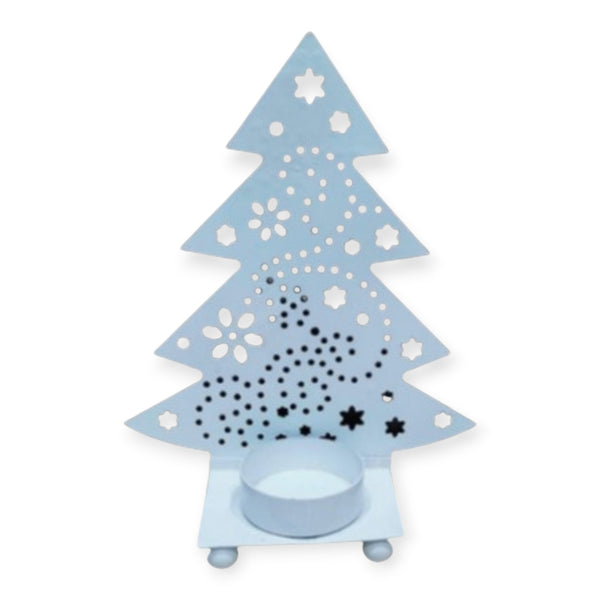 SWEN Ombre, Tree Shaped Metal Shadow Tea Light Holder