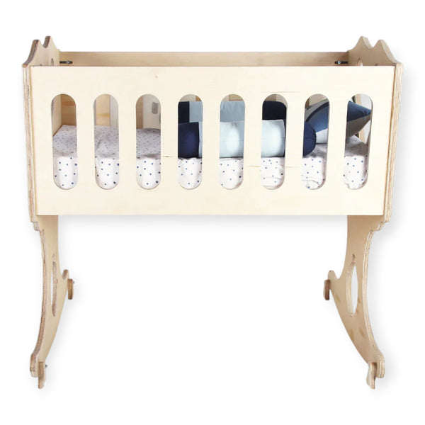 SWEN Wooden Rocking Baby Bassinet OLIVER