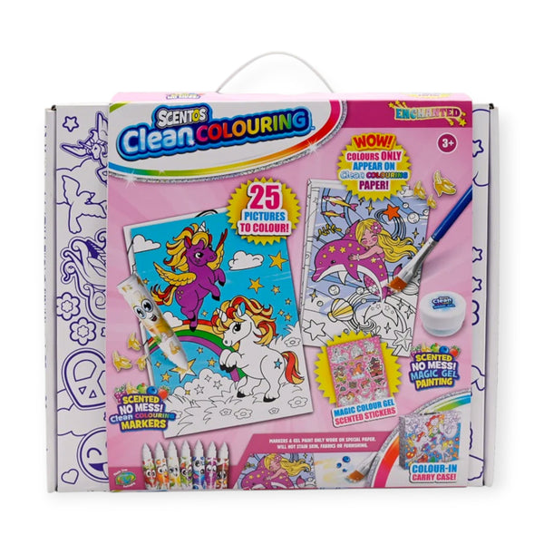 Scentos Clean Colouring  Box Set - Enchanted