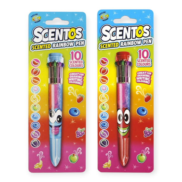 Scentos Scented 10 Colour Rainbow Pen