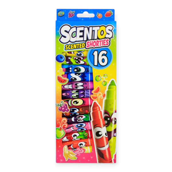 Scentos Scented Shorty Markers, Pack Of 16