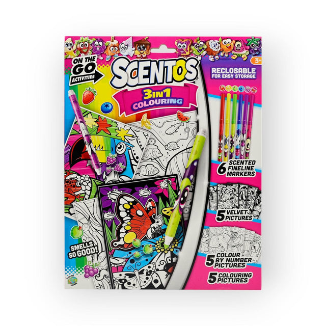 Scentos on the Go 3 in 1 Colouring