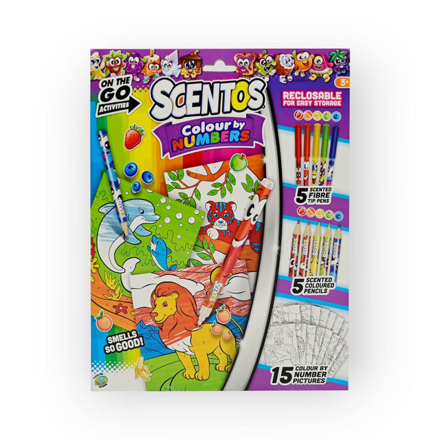 Scentos on the Go Colour By Numbers