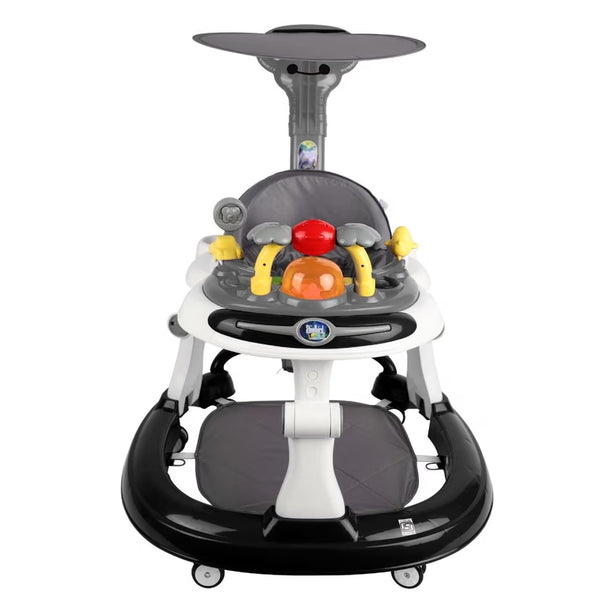 Steelbird Baby Walker With Sun Shield-Black