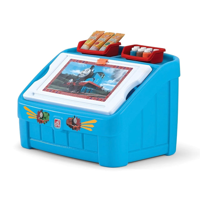 Step2 2-In-1 Toy Box The Tank Engn