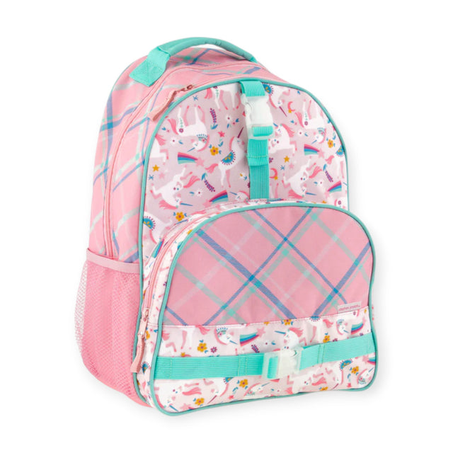 Stephen Joseph All Over Print Backpack Pink Unicorn