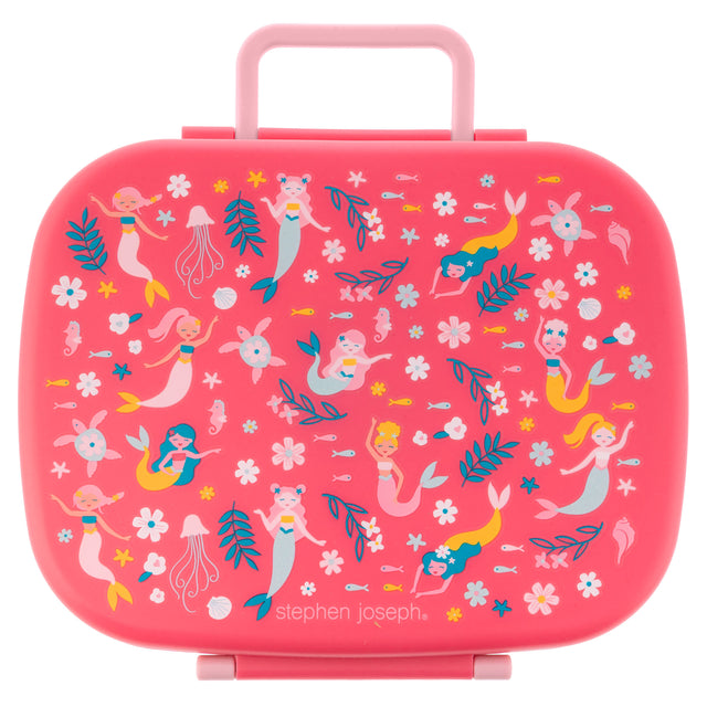 Stephen Joseph Bento Box With Removable Tray Mermaid