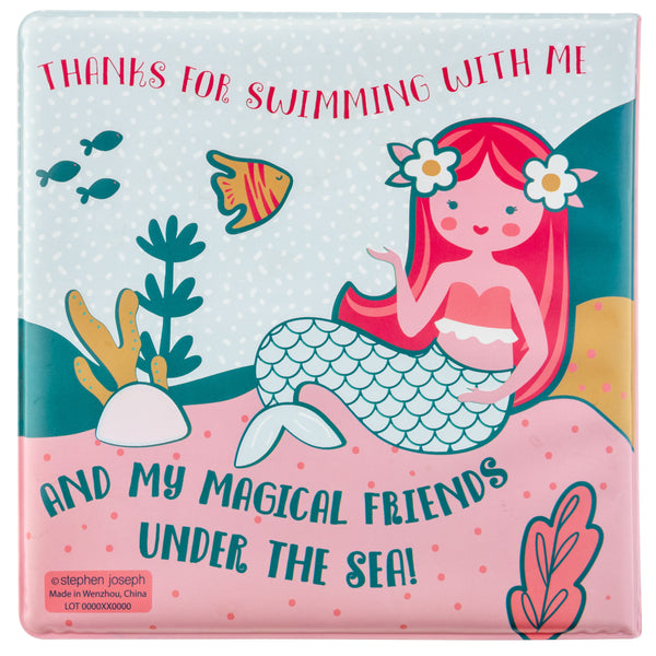 Stephen Joseph Color Changing Bath Book Mermaid