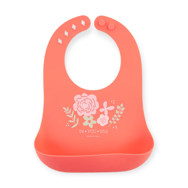 Stephen Joseph Silicone Bib Flower