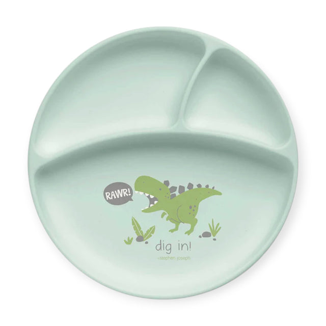 Stephen Joseph Silicone Plate Dino