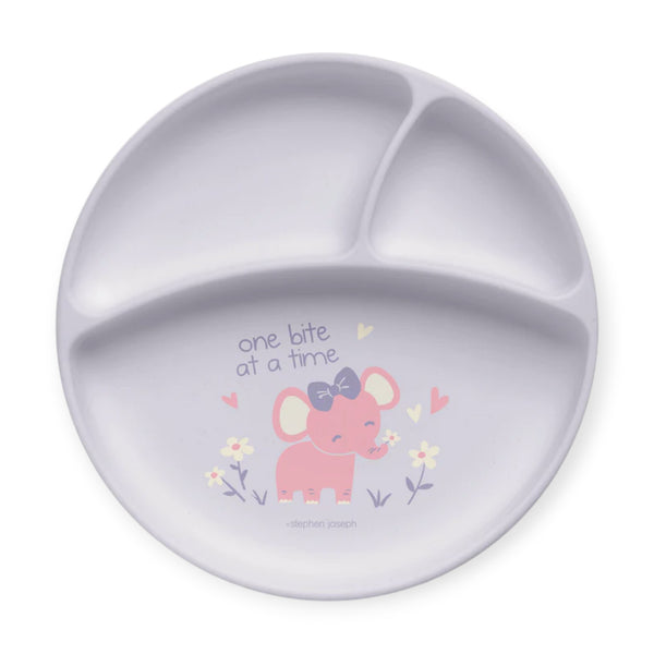 Stephen Joseph Silicone Plate Elephant