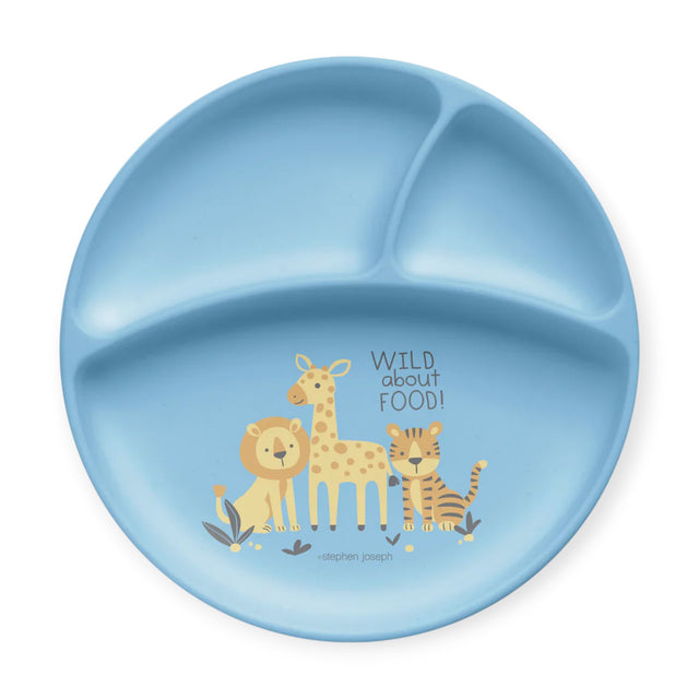 Stephen Joseph Silicone Plate Zoo