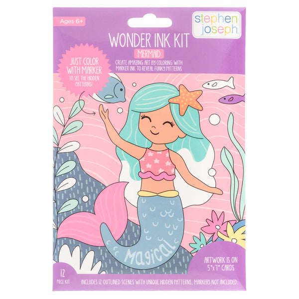 Stephen Joseph Wonder Ink Art Kit Mermaid
