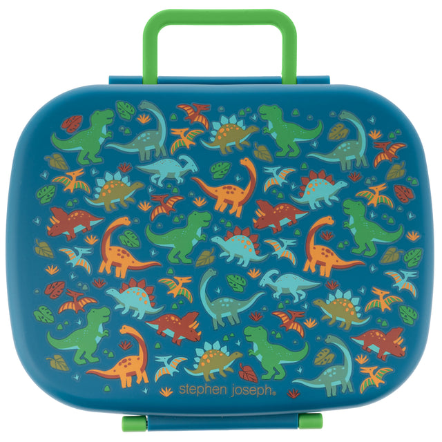 Stephen Joseph Bento Box With Removable Tray Dino
