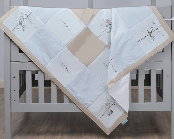 Blooms and Butterflies Merry Go Round Swaddle Boy