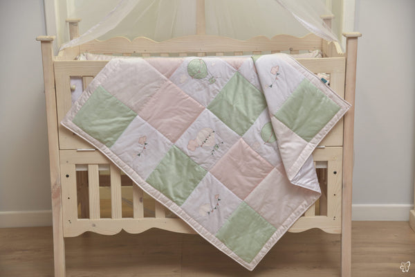 Blooms and Butterflies Windy Pink Swaddle