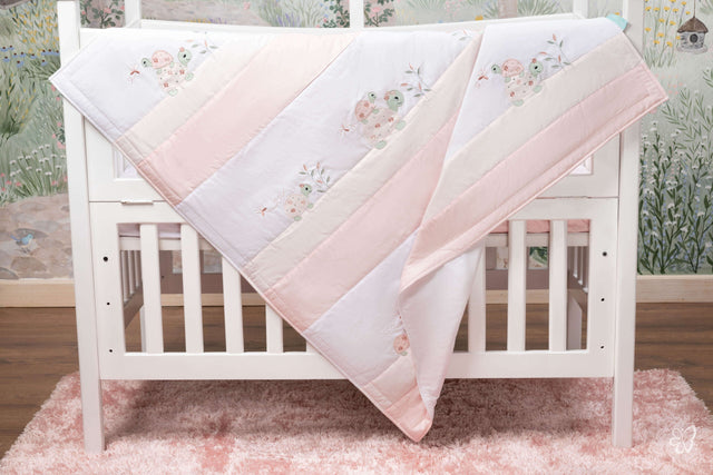 Blooms and Butterflies Daisy and Friends Swaddle