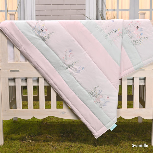 Blooms and Butterflies Flower Fairies Swaddle