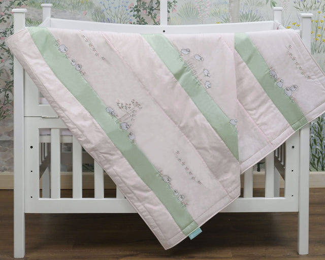 Blooms and Butterflies Lambs in Meadow Swaddle