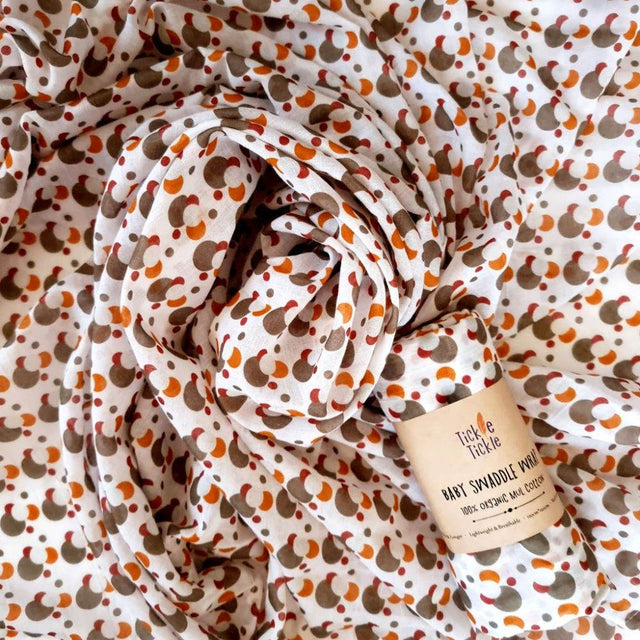 Tickle Tickle 100% Organic Mul Swaddle Wrap - Sunset