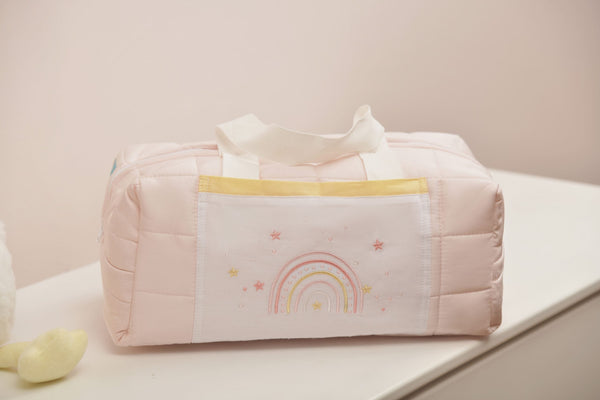 Blooms and Butterflies Rainbow Pink Theater Bag