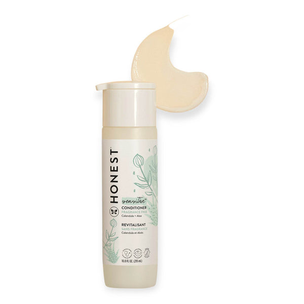 The Honest Company, Purely Sensitive Conditioner, Fragrance Free,10.0 fl oz/295ml - BabyAmore