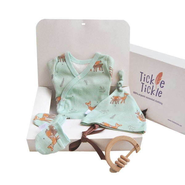 Tickle Tickle Dasher Organic Newborn Gift Bundle - BabyAmore