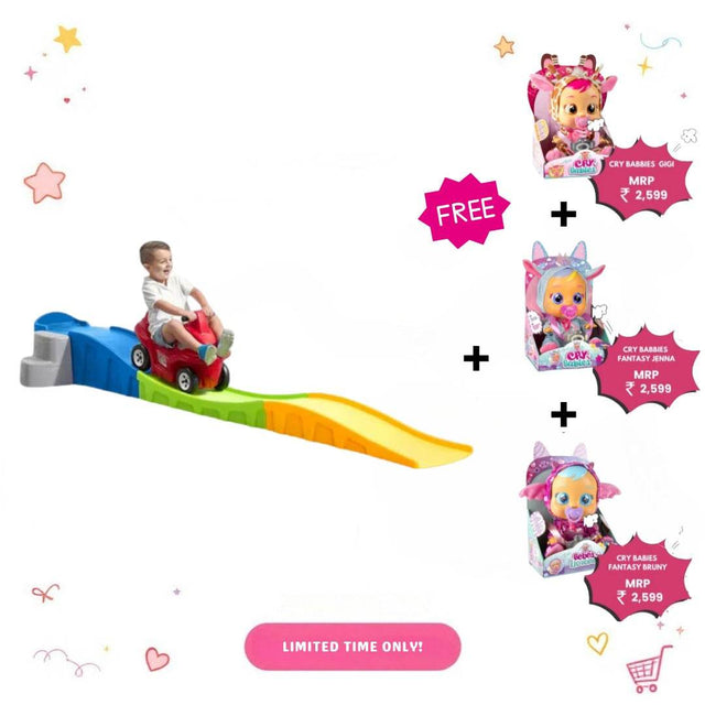 Step2 Anniversary Edition Up & Down Roller Coaster, (Free Gift)