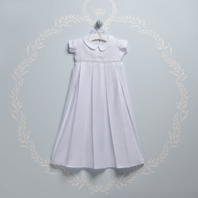 Blooms and Butterflies Baptism Dress - White 01
