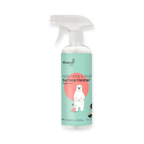 Windmill Baby Natural Baby and Pet Friendly Multi-Surface Cleaner Fragrance Free, 450ml