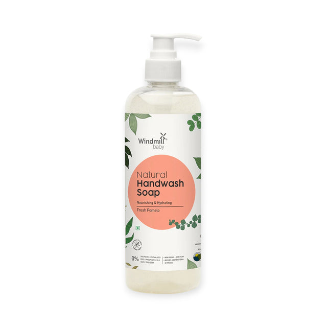 Windmill Baby Natural Handwash Liquid Soap Fresh Pomelo , 450ml