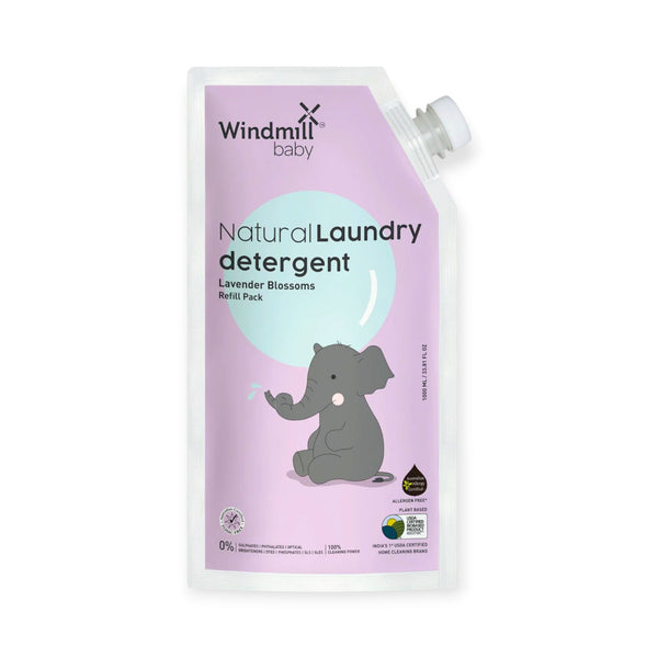 Windmill Baby Natural Laundry Detergent Lavender Blossoms Refill Pack - 1000ml
