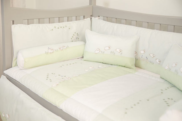 Blooms and Butterflies Winter Lambs Bolster Pillowcase