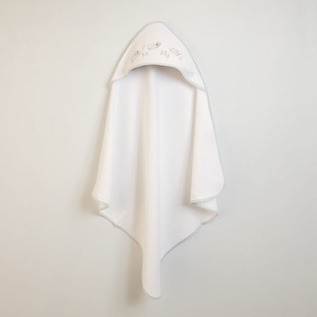 Blooms and Butterflies Winter Lambs Hooded Towel