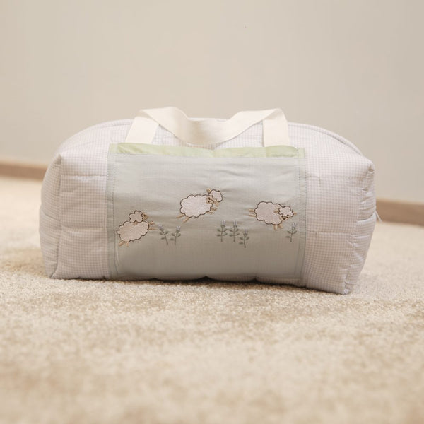 Blooms and Butterflies Winter Lambs Theater Bag