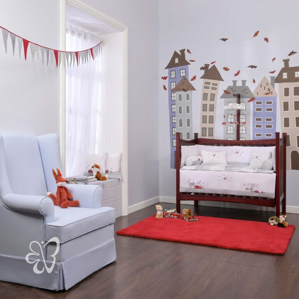 Blooms and Butterflies Autumn Fire Full Bedding Set