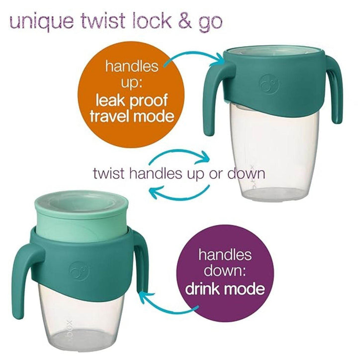 b.box 360 Cup Emerald Forest Green - BabyAmore