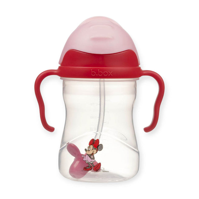 b.box Disney Weighted Straw Sippy Cup - Minnie Mouse - 240ml