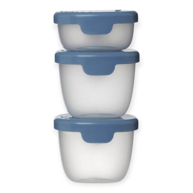 b.box Portable Snack Tubs - Pack of 3- Ocean Blue